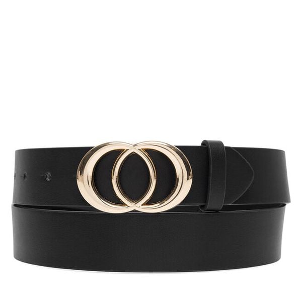 Pasek Damski Jenny Fairy. Czarne paski damskie Jenny Fairy, bez wzorów. Za 39.99 zł.