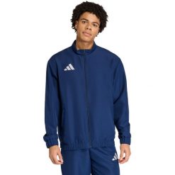 Bluza męska adidas Entrada 26 Presentation. Niebieskie bluzy męskie Adidas, m, bez wzorów, z poliesteru, sportowe, bez ramiączek, bez kaptura. Za 134.99 zł.