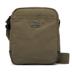 Saszetka BOSS. Zielone saszetki i nerki męskie Boss, małe. Za 449.99 zł.