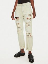 One Teaspoon Jeansy Saints 26698 Błękitny Boyfriend Fit. Niebieskie jeansy damskie One Teaspoon, bez wzorów, z bawełny. Za 349.99 zł.