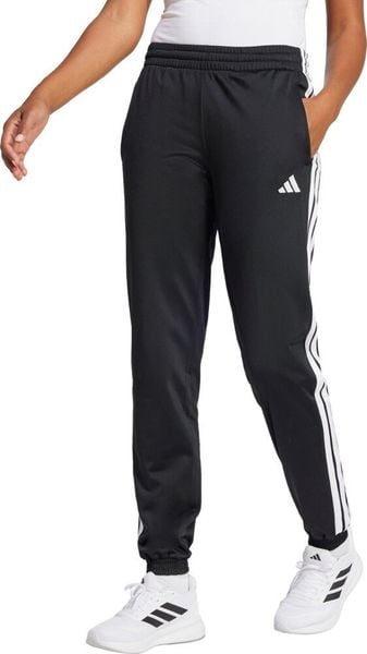 Spodnie damskie adidas Tricot 3-Stripes czarne JF3383 S. Czarne spodnie dresowe damskie Adidas, bez wzorów, sportowe. Za 183.58 zł.