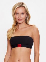 Hugo Biustonosz top 50492339 Czarny. Czarne topy damskie Hugo, m, bez wzorów, z bawełny, bez kołnierzyka, bez ramiączek. Za 99.99 zł.