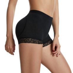 Szorty modelujące push-up z elastycznego materiału Raitsa. Brązowe bielizna sportowa damska Intica, l, bez wzorów. Za 59.00 zł.