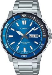 Zegarek Casio Zegarek marki Casio model MTD-125D kolor Szary. Akcesoria męski. Sezon: Cały rok NoSize. Szare zegarki męskie Casio, bez wzorów. Za 682.50 zł.