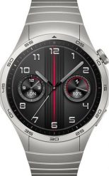 Smartwatch Huawei Watch GT4 Elite 46mm Srebrny (55020BGU). Szare zegarki smartwatch Huawei, bez wzorów. Za 1,209.00 zł.