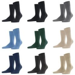 Skarpety Falke ClimaWool. Szare skarpety męskie Falke, bez wzorów, z dzianiny. Za 129.50 zł.