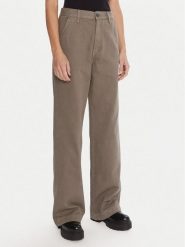 G-Star Raw Spodnie materiałowe Deck 2.0 D26432-E078 Zielony Wide Leg. Zielone spodnie materiałowe damskie G-Star Raw, bez wzorów, z bawełny, retro. Za 509.99 zł.