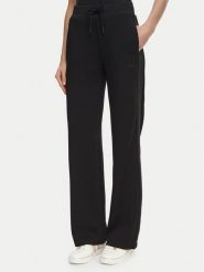 Guess Spodnie dresowe V6BB20 K6366 Czarny Regular Fit. Czarne spodnie dresowe damskie Guess, z aplikacjami, z dresówki. Za 434.99 zł.