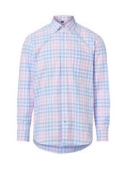 Nils Sundström koszula casual Mężczyźni Regular Fit Bawełna różowy|niebieski, M. Czerwone koszule męskie Nils Sundström, m, bez wzorów, z bawełny, casualowe, bez kołnierzyka, bez ramiączek. Za 119.95 zł.