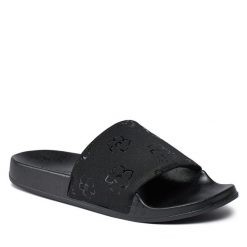 Klapki Ted Baker. Czarne klapki damskie Ted Baker, bez wzorów, bez obcasa, bez zapięcia. Za 139.99 zł.