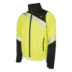 WOWOW - Fuji Rain Kurtka Rowerowa Unisex Wodoodporna Żółta. Czarne kurtki męskie WOWOW, l, bez wzorów, z materiału, z kapturem. Za 562.95 zł.