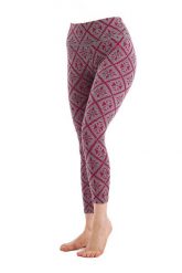 Venus - Legginsy termoaktywne (100% Merino / 230g/m²). Czerwone legginsy damskie WOOLONA, bez wzorów, z dzianiny. Za 351.00 zł.