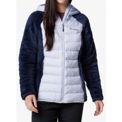 Kurtka ocieplana damska Columbia Powder Lite II Sherpa Hybrid Jacket. Niebieskie kurtki sportowe damskie Columbia, l, bez wzorów, z puchu, bez ramiączek, bez kaptura, trekkingowe. Za 307.99 zł.