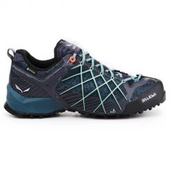 Buty trekkingowe damskie Salewa Wildfire Gtx. Czarne obuwie trekkingowe damskie Salewa, z gore-texu, bez zapięcia. Za 721.05 zł.