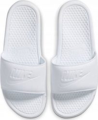 KLAPKI DAMSKIE NIKE WMNS BENASSI JD SPORTOWE 343881 115 r.40,5. Klapki damskie Nike, bez wzorów, sportowe, bez obcasa, bez zapięcia. Za 125.99 zł.