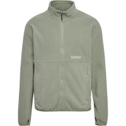 Polar zapinany na zamek błyskawiczny Hummel Pulse. Zielone bluzy sportowe męskie Hummel, bez wzorów, z polaru, bez kaptura, do piłki ręcznej. Za 294.50 zł.