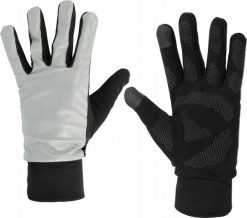Brubeck Pirštinės bėgimui unisex AVENTO 44AC reflective XS/S sidabrinis/juodas. Rękawiczki damskie Brubeck, bez wzorów. Za 74.03 zł.