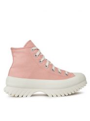 Converse Trampki Chuck Taylor As Lugged 2.0 A05475C Różowy. Czerwone trampki i tenisówki damskie Converse, bez wzorów, z materiału, bez zapięcia. W wyprzedaży za 239.99 zł.