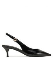 Furla Czółenka Sfera Slingback YJ07SFE Y57000 O6000 Czarny. Czarne czółenka damskie Furla, bez wzorów, ze skóry, bez obcasa, bez zapięcia. Za 749.99 zł.