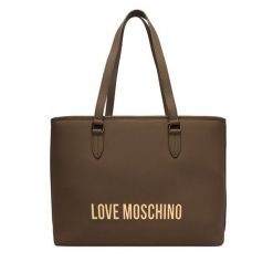 Torebka LOVE MOSCHINO. Brązowe shopperki damskie Love Moschino, bez wzorów, bez dodatków. Za 1,049.00 zł.