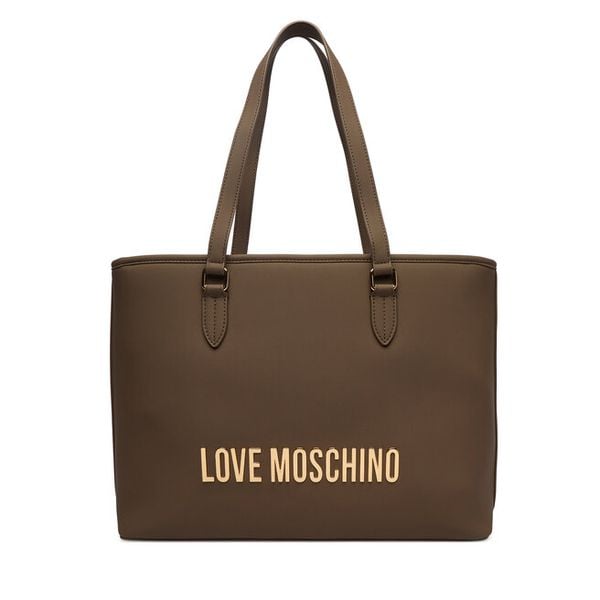 Torebka LOVE MOSCHINO. Brązowe shopperki damskie Love Moschino, bez wzorów, bez dodatków. Za 1,049.00 zł.