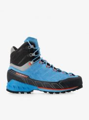 Buty w góry damskie Mammut Kento Tour High GTX. Niebieskie obuwie trekkingowe damskie Mammut, z gore-texu, bez zapięcia. Za 1,012.35 zł.