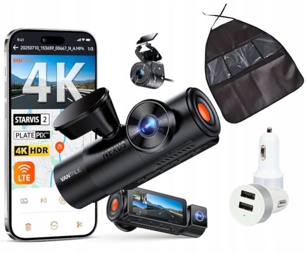 Wideorejestrator Vantrue Wideorejestrator N4 PRO S. Wideorejestratory VANTRUE. Za 2,190.37 zł.