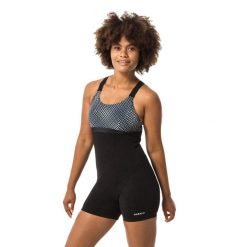 Strój jednoczęściowy do gimnastyki w wodzie/aquabike damski Nabaiji Elea Bul. Białe stroje kąpielowe damskie NABAIJI, xl, bez wzorów. Za 129.99 zł.