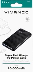 Powerbank Vivanco Vivanco power bank 10000mAh Super Fast PD 18W (63122). Powerbanki VIVANCO. Za 168.77 zł.