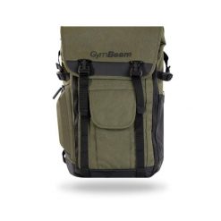 Plecak Adventure GymBeam military green. Zielone plecaki męskie GYMBEAM, bez wzorów, z materiału, biznesowe. Za 145.90 zł.