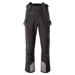 Spodnie Narciarskie Męskie Lorne II. Czarne spodnie sportowe męskie IGUANA, m, bez wzorów, narciarskie. Za 467.99 zł.