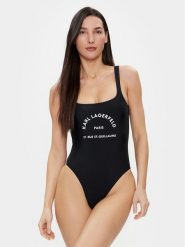 KARL LAGERFELD Strój kąpielowy 240W2274 Czarny. Czarne stroje kąpielowe damskie KARL LAGERFELD, xs, bez wzorów, z syntetyku. Za 319.99 zł.