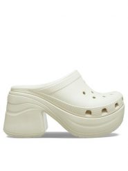 Crocs Klapki Siren Clog 208547 Beżowy. Brązowe klapki damskie Crocs, bez wzorów, z tworzywa sztucznego, bez obcasa, bez zapięcia. Za 269.99 zł.