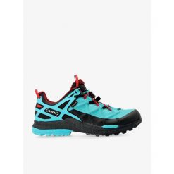 Buty turystyczne męskie AKU Rocket Dfs GTX. Niebieskie buty zimowe męskie Aku, bez wzorów, z materiału, bez obcasa, bez zapięcia. Za 718.99 zł.