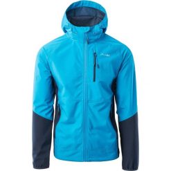 Kurtka softshell męska Elbrus Envisat. Niebieskie kurtki męskie ELBRUS, m, bez wzorów, z softshellu, bez kaptura. Za 356.97 zł.