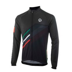 Koszulka rowerowa męska Rogelli TEAM z długim rękawem. Czarne bluzy męskie Rogelli, m, bez wzorów, sportowe, bez ramiączek, bez kaptura. W wyprzedaży za 199.00 zł.