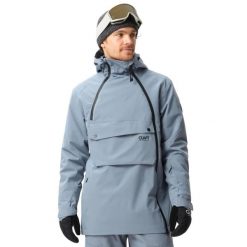 Kurtka narciarska Colourwear M Foil Anorak. Niebieskie kurtki sportowe męskie Colourwear, m, bez wzorów, bez kaptura, narciarskie. Za 926.00 zł.