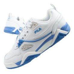 Buty sportowe sneakersy męskie Fila Casim modne wygodne białe. Białe buty sportowe męskie Fila, bez wzorów, bez zapięcia. Za 249.00 zł.