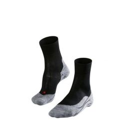 Skarpetki damskie Falke RU4. Czarne skarpetki damskie Falke, bez wzorów, z materiału. Za 125.00 zł.