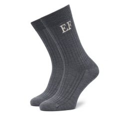 Skarpety długie Elisabetta Franchi. Szare skarpetki damskie Elisabetta Franchi, bez wzorów. Za 389.99 zł.