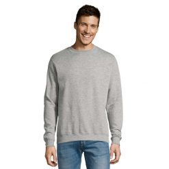 Bluza Unisex Dla Dorosłych New Supreme. Szare bluzy męskie SOL'S, m, bez wzorów, bez ramiączek, bez kaptura. Za 87.99 zł.
