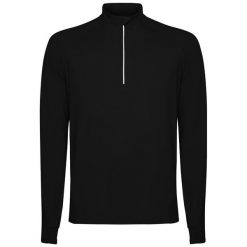 Bluza Męska Krótki Suwak Z Długim Rękawem Estambul. Czarne bluzy męskie ROLY, m, bez wzorów, bez ramiączek, bez kaptura. Za 86.99 zł.