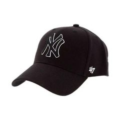 Czapka Z Daszkiem MVP New York Yankees. Fioletowe czapki damskie 47 Brand, bez wzorów, z bawełny. Za 109.99 zł.