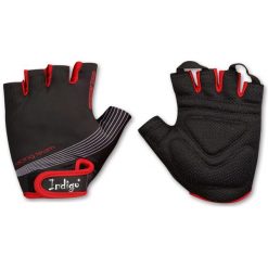 Rękawiczki Fitness i Rowerowe oddychające INDIGO. Czarne rękawiczki męskie INDIGO SPORTS, bez wzorów. Za 43.00 zł.