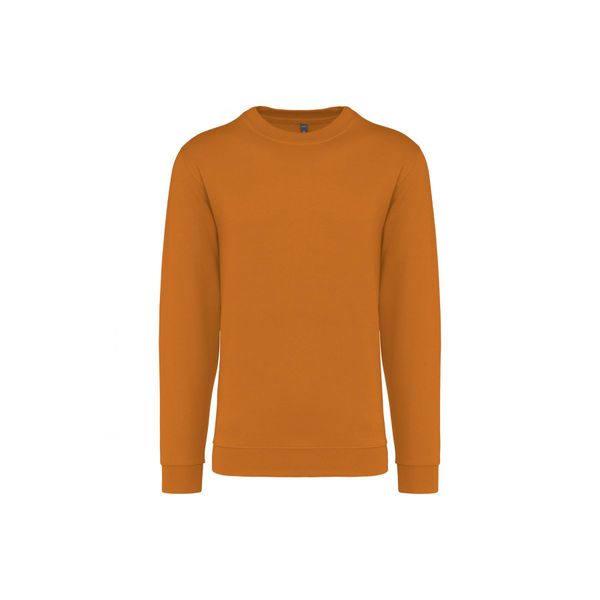 Bluza z okrągłym dekoltem Kariban. Brązowe bluzy damskie KARIBAN, xs, bez wzorów, z bawełny, bez ramiączek, bez kaptura. Za 127.00 zł.