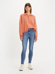 Levi's® Jeansy 720™ 527970365 Niebieski Super Skinny Fit. Niebieskie jeansy damskie bez wzorów, z bawełny. Za 349.99 zł.