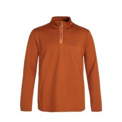 Sweter 1/4 zip Protest Will. Brązowe swetry męskie Protest, na zimę, bez wzorów, sportowe, bez kołnierzyka, bez ramiączek. Za 224.00 zł.