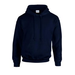 Bluza Z Kapturem Dla Dorosłych Unisex Heavy Blend. Niebieskie bluzy sportowe męskie GILDAN, l, bez wzorów, z kapturem. Za 74.99 zł.