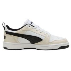 Damskie Buty Sportowe Rebound V6 Low Cut. Białe obuwie trekkingowe damskie Puma, bez zapięcia. Za 329.99 zł.