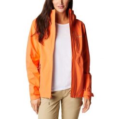 Kurtka przeciwdeszczowa damska Columbia Omni-Tech Ampli-Dry. Brązowe kurtki sportowe damskie Columbia, xs, bez wzorów, bez ramiączek, bez kaptura, trekkingowe. Za 329.99 zł.